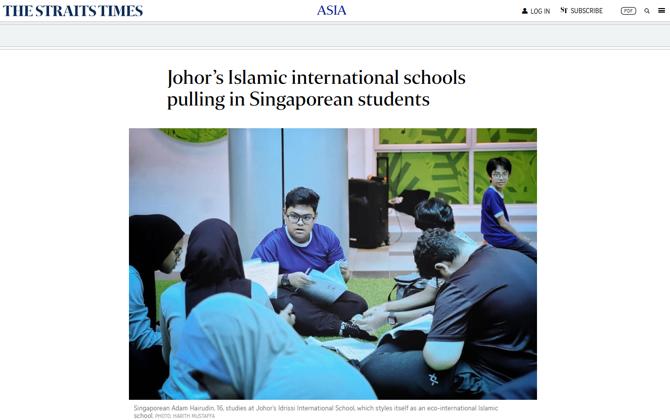 Johor’s Islamic international schools pulling in Singaporean students _ The Straits Times