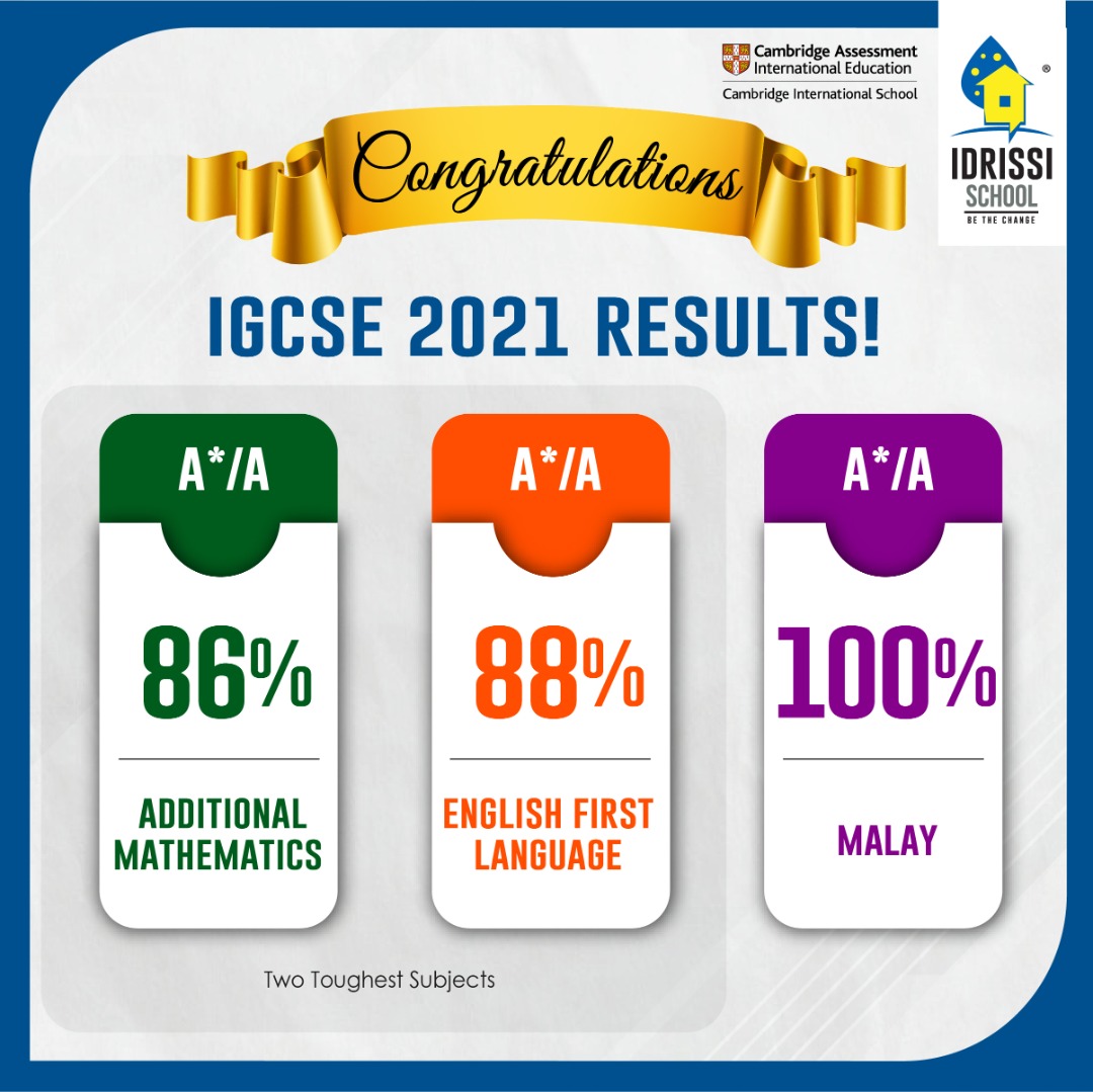 Excellent IGCSE Results